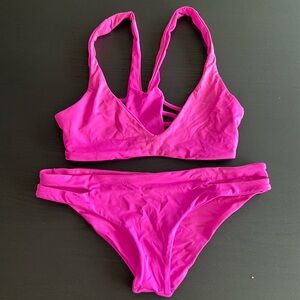 L*Space Hot Pink Bikini, XS